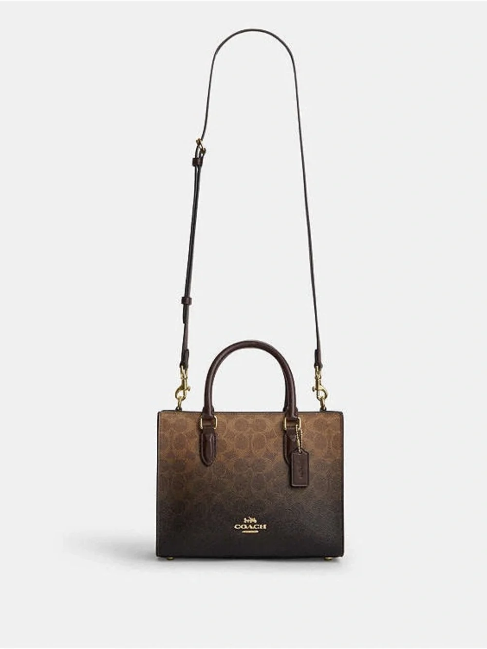 Coach leather brief